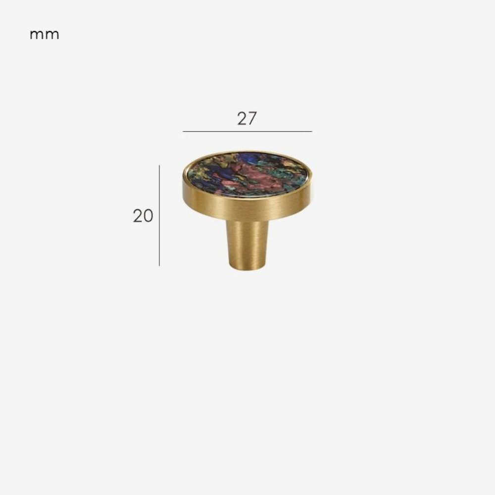 ONYXIA | Solid Brass Knob