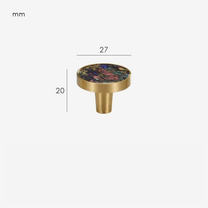 ONYXIA | Solid Brass Knob