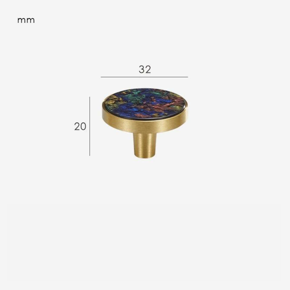 ONYXIA | Solid Brass Knob