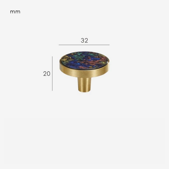 ONYXIA | Solid Brass Knob
