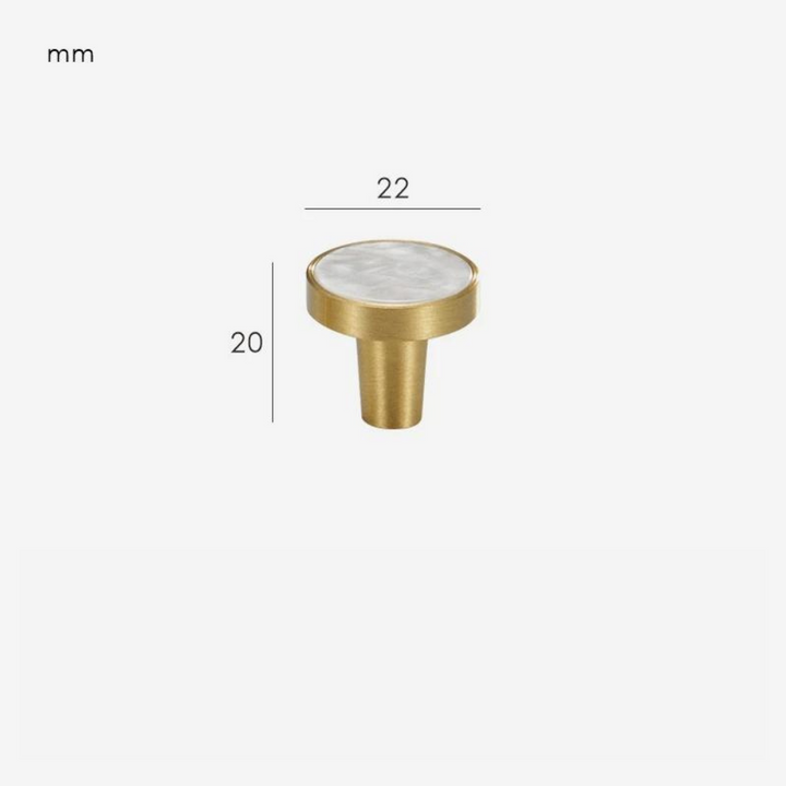 ONYXIA | Solid Brass Knob