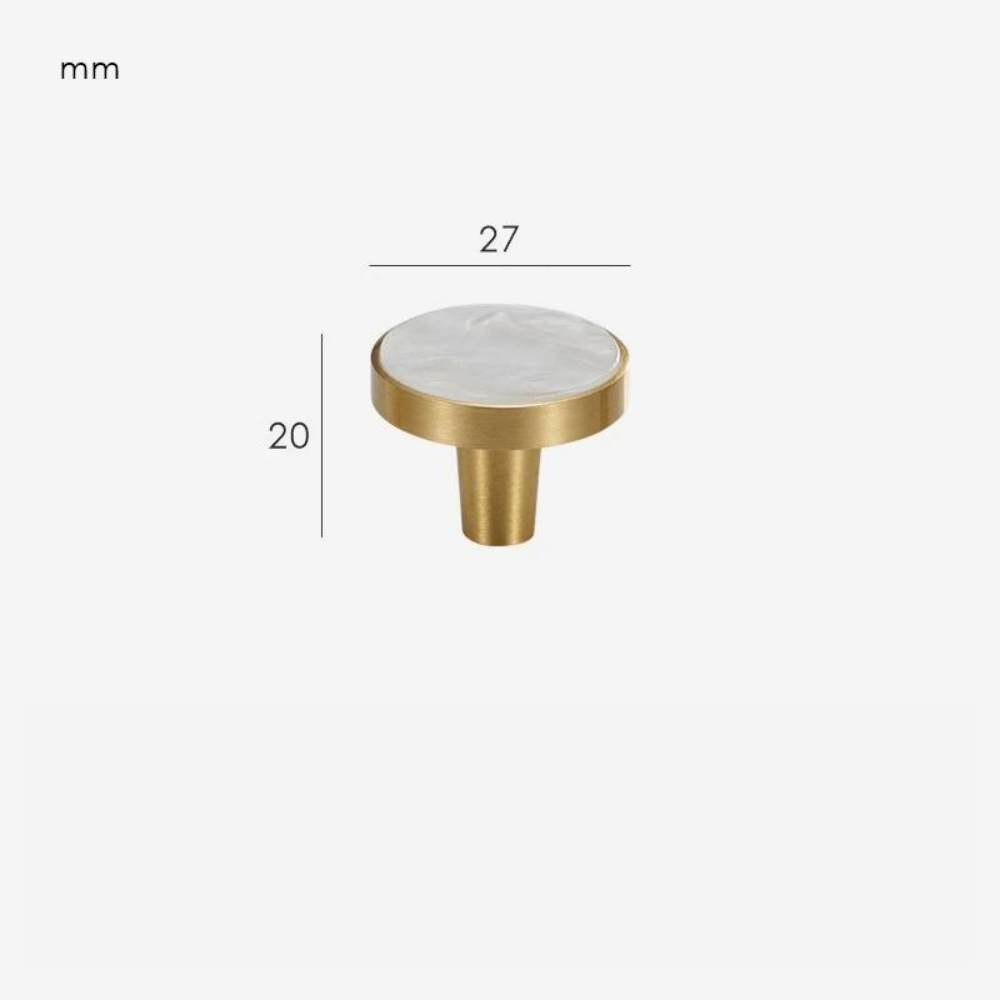 ONYXIA | Solid Brass Knob