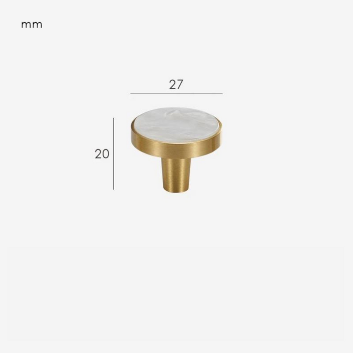 ONYXIA | Solid Brass Knob