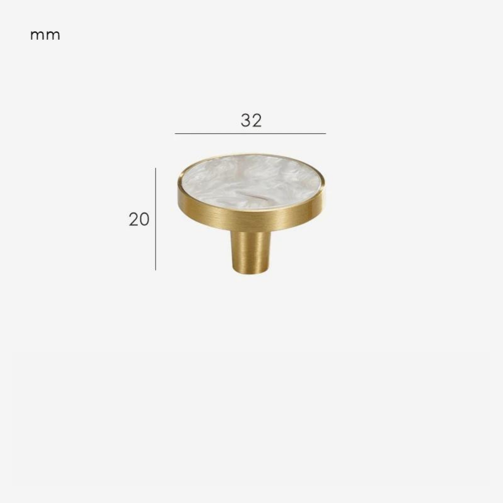 ONYXIA | Solid Brass Knob