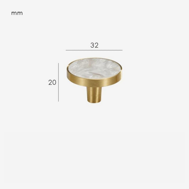 ONYXIA | Solid Brass Knob