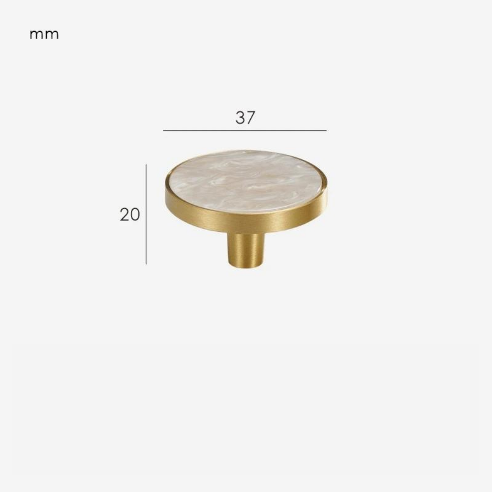 ONYXIA | Solid Brass Knob