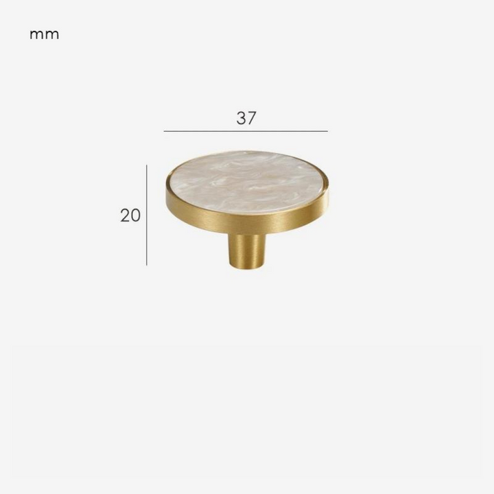 ONYXIA | Solid Brass Knob