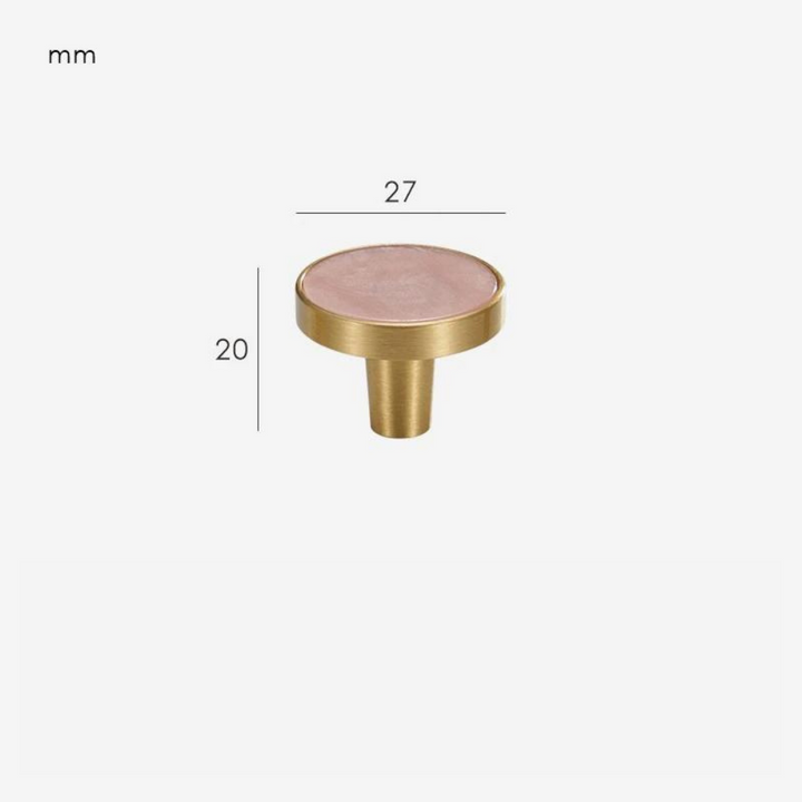 ONYXIA | Solid Brass Knob