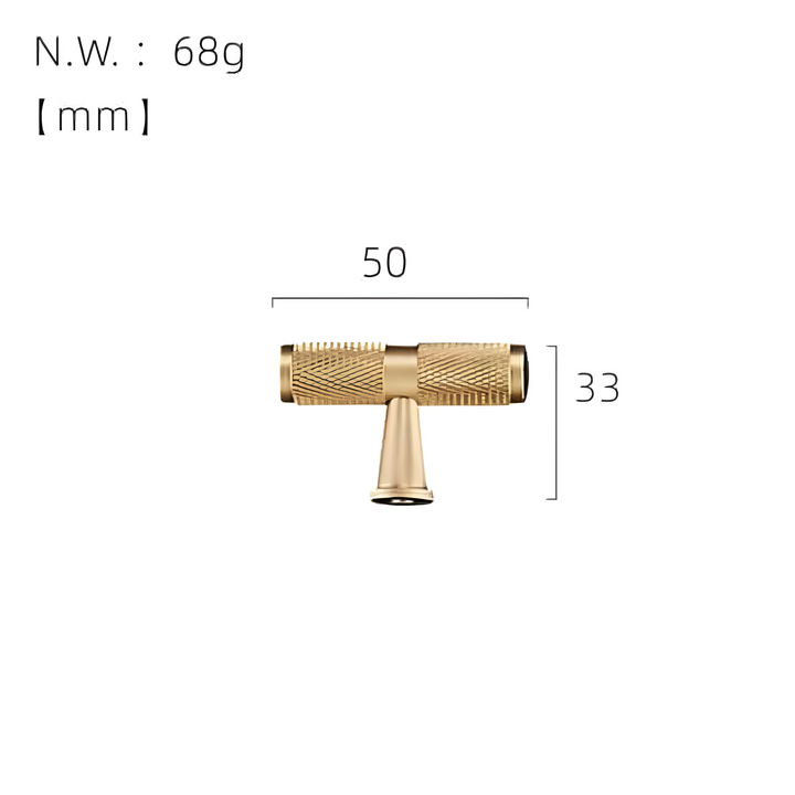 FORTA | Solid Brass T-Bar