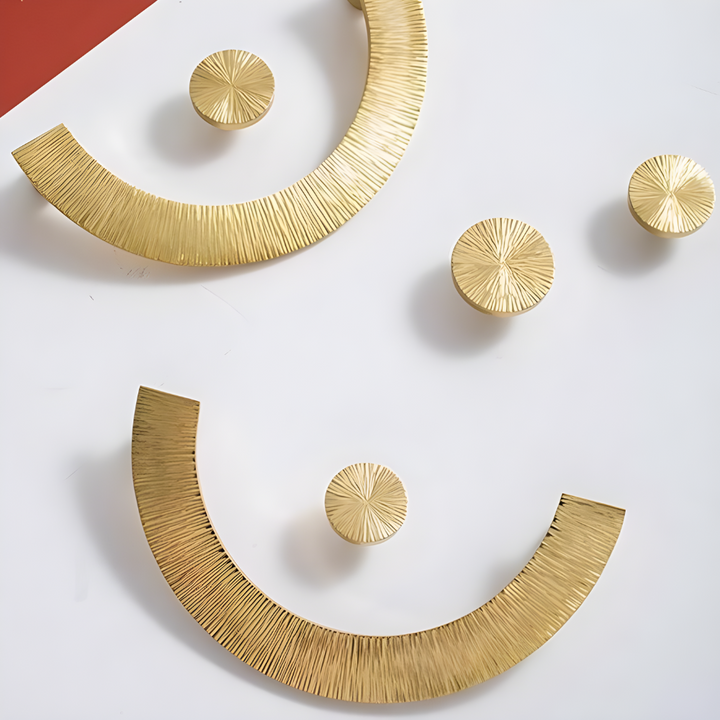 ARTUS | Solid Brass Semi Circle Handles