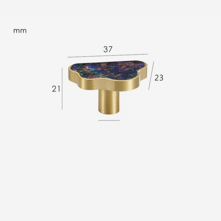 ONYX CROWN | Solid Brass Knob