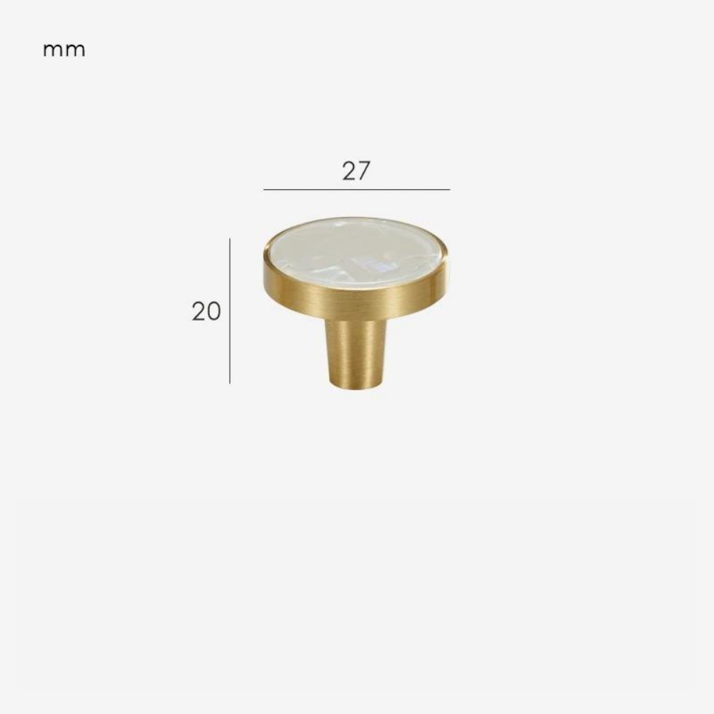 ONYXIA | Solid Brass Knob