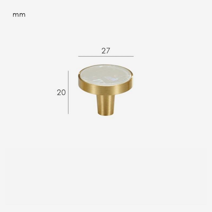ONYXIA | Solid Brass Knob