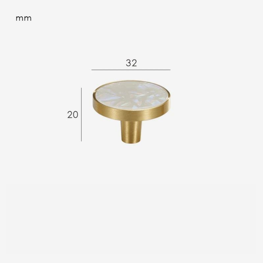 ONYXIA | Solid Brass Knob