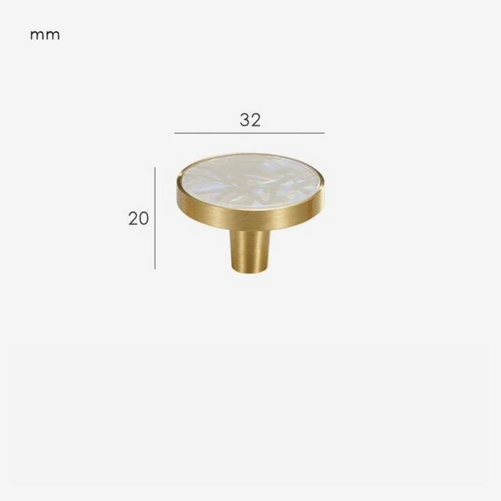 ONYXIA | Solid Brass Knob