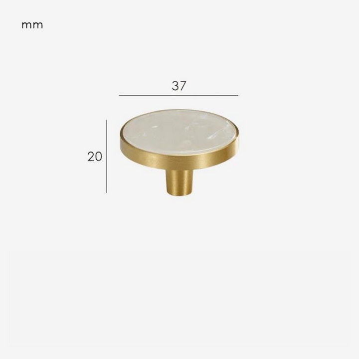 ONYXIA | Solid Brass Knob