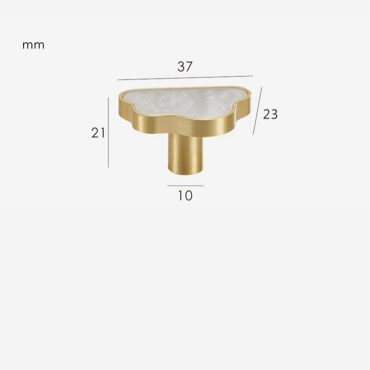 ONYX CROWN | Solid Brass Knob