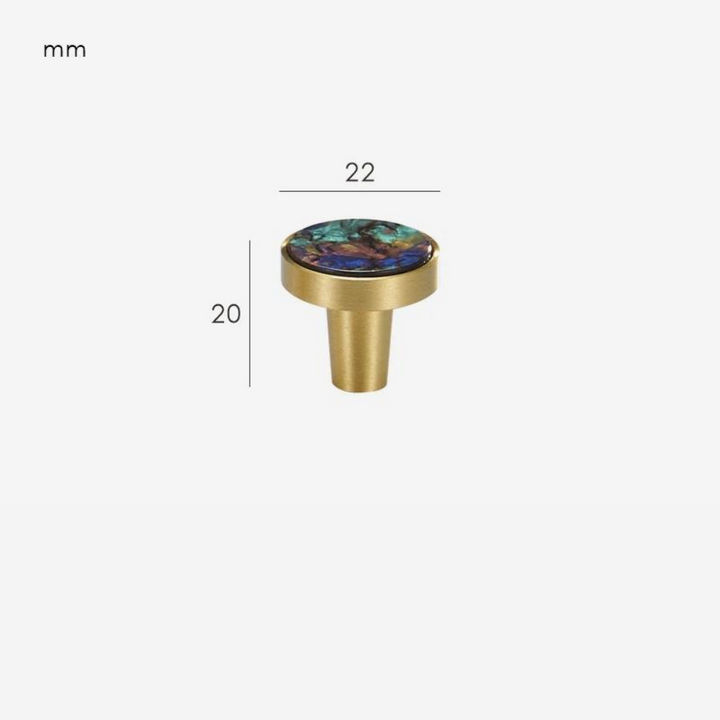 ONYXIA | Solid Brass Knob