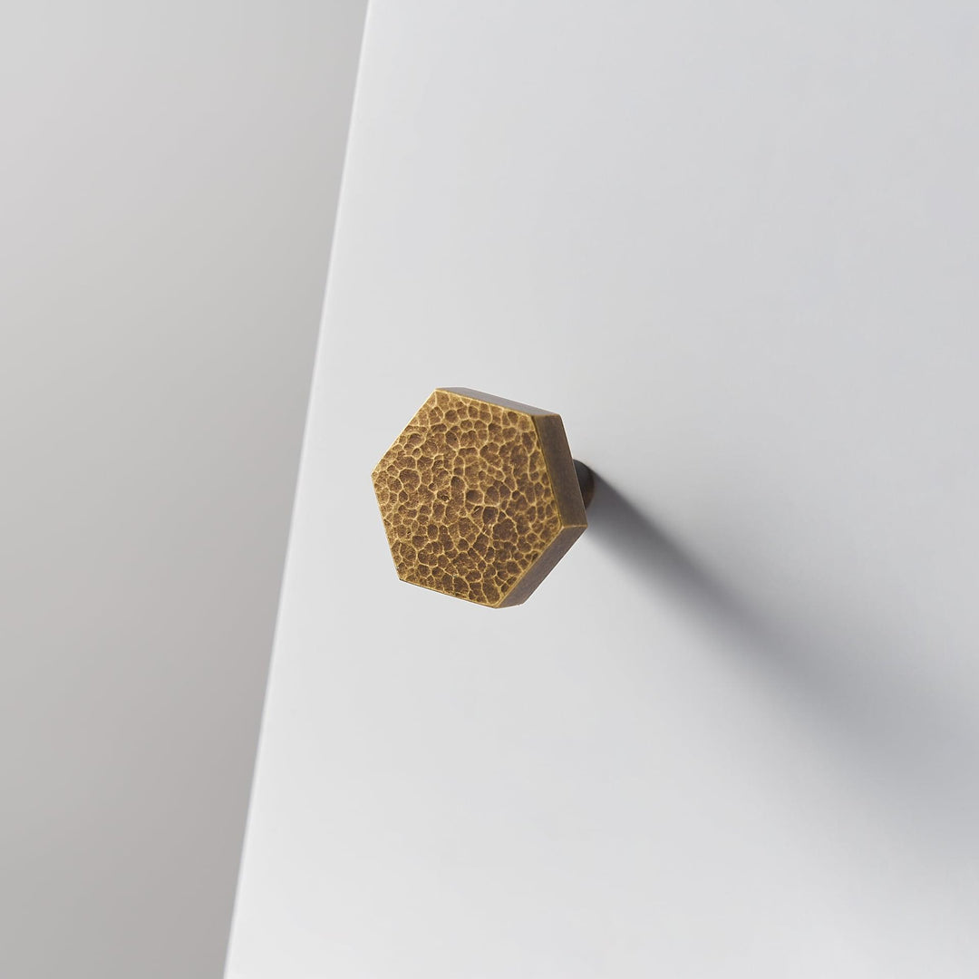 PARO / Hammered Brass Knobs - Handle Shop Couture 