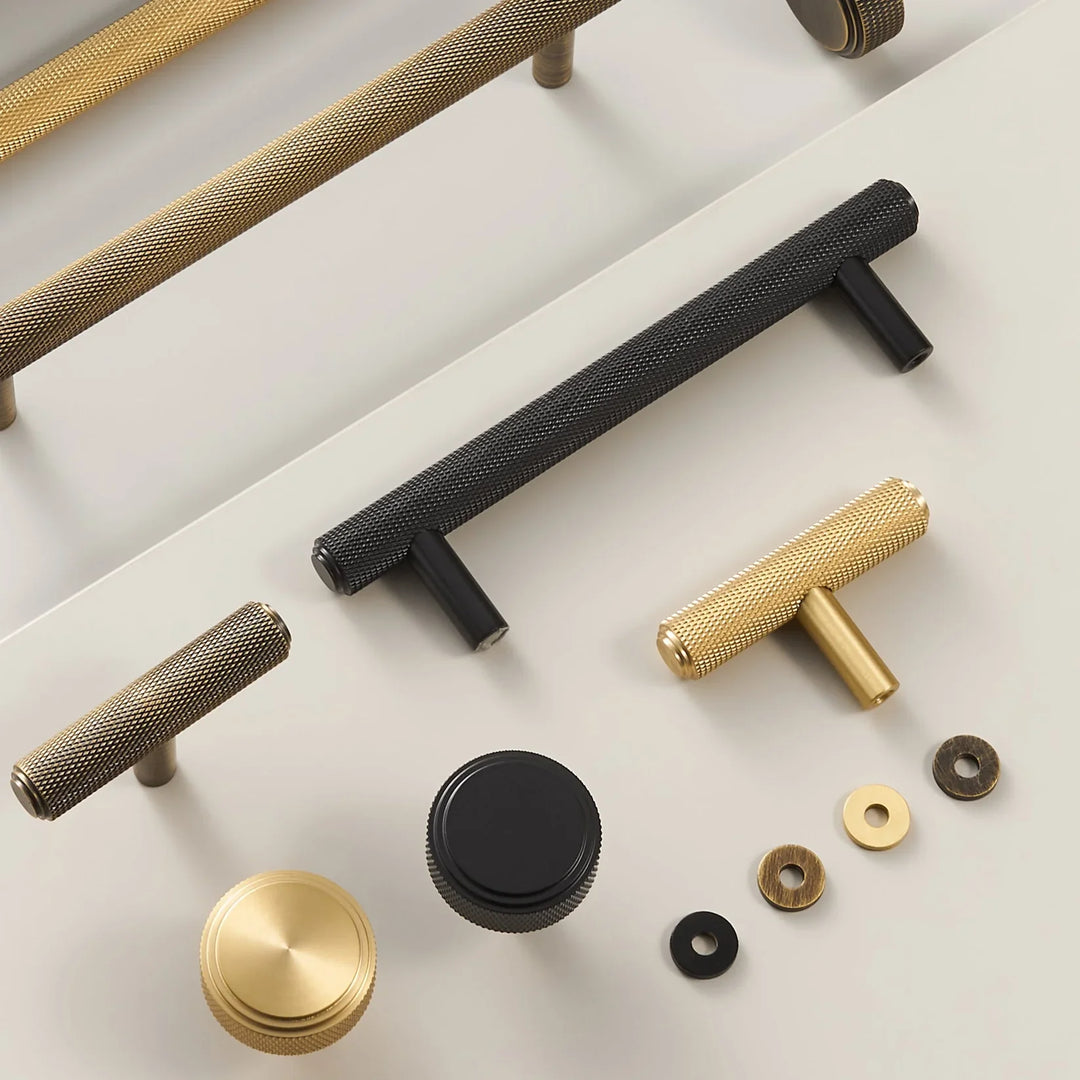 BEMPI | Solid Knurled Brass T-Pull