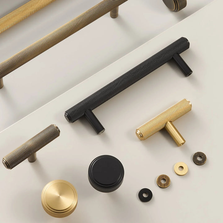 BEMPI | Solid Knurled Brass T-Pull