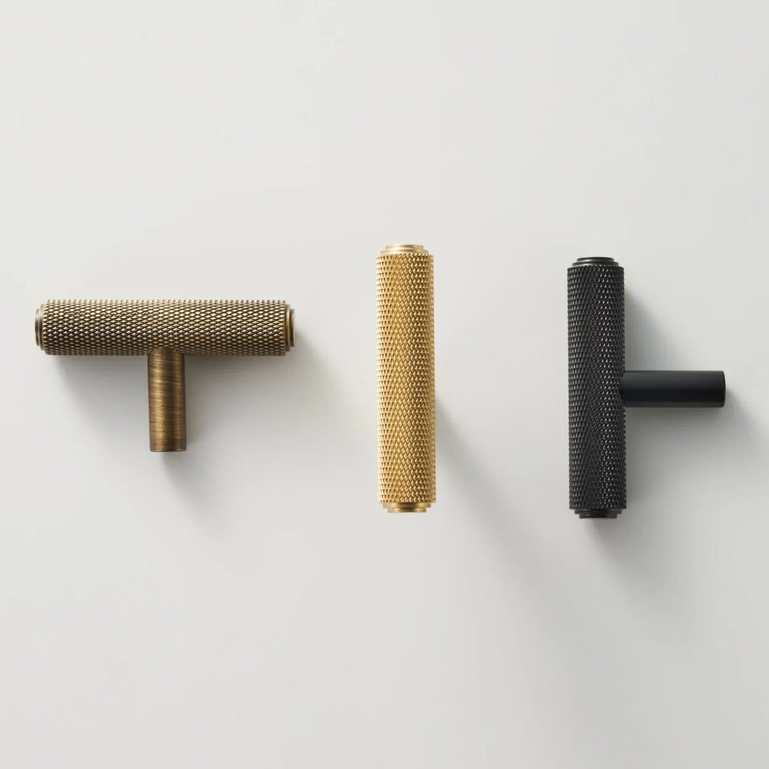 BEMPI | Solid Knurled Brass T-Pull