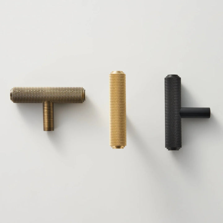 BEMPI | Solid Knurled Brass T-Pull