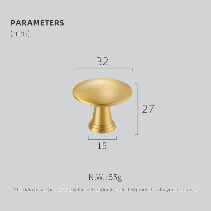 LOTTA | Solid Brass Knobs
